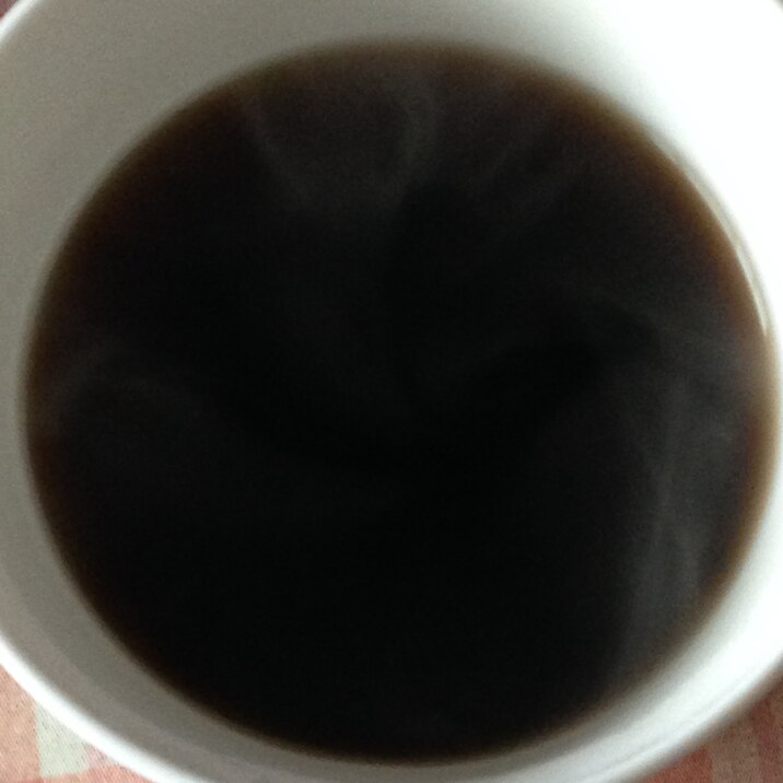 黒蜜とブランデーのコーヒー